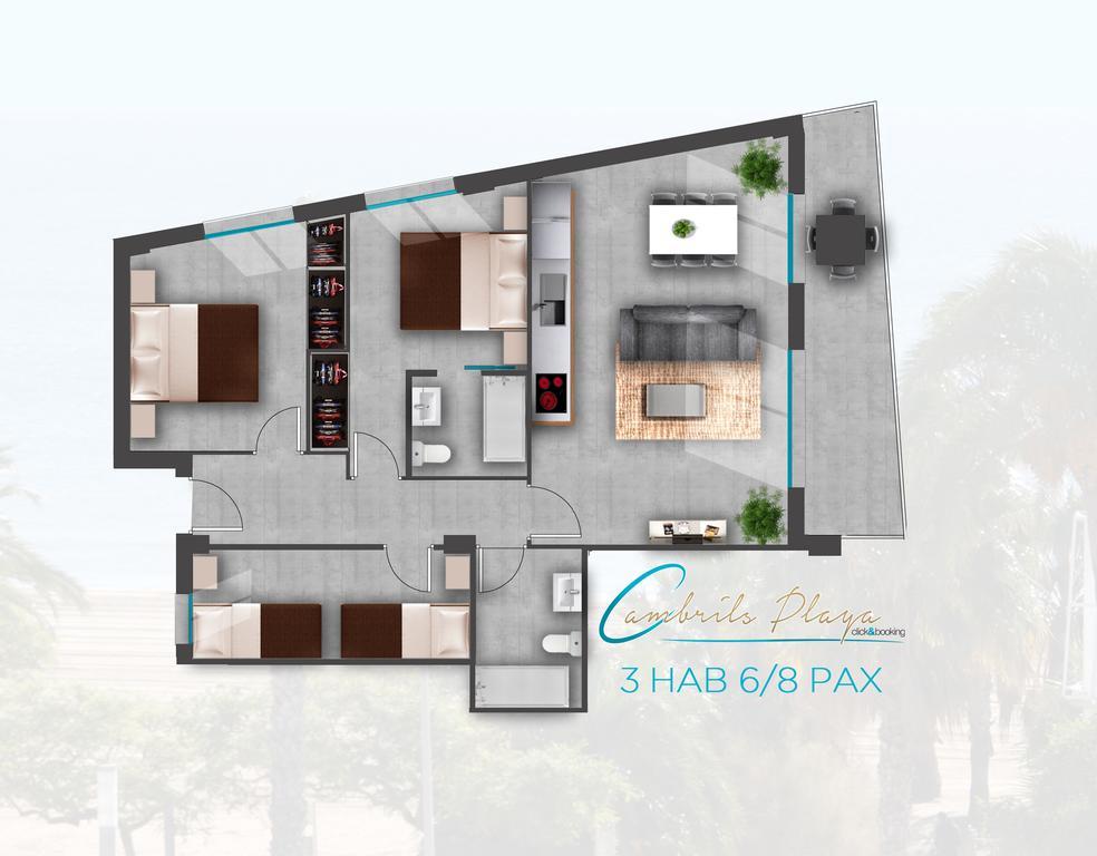 Apartamentos Cambrils Playa Spa Oda fotoğraf